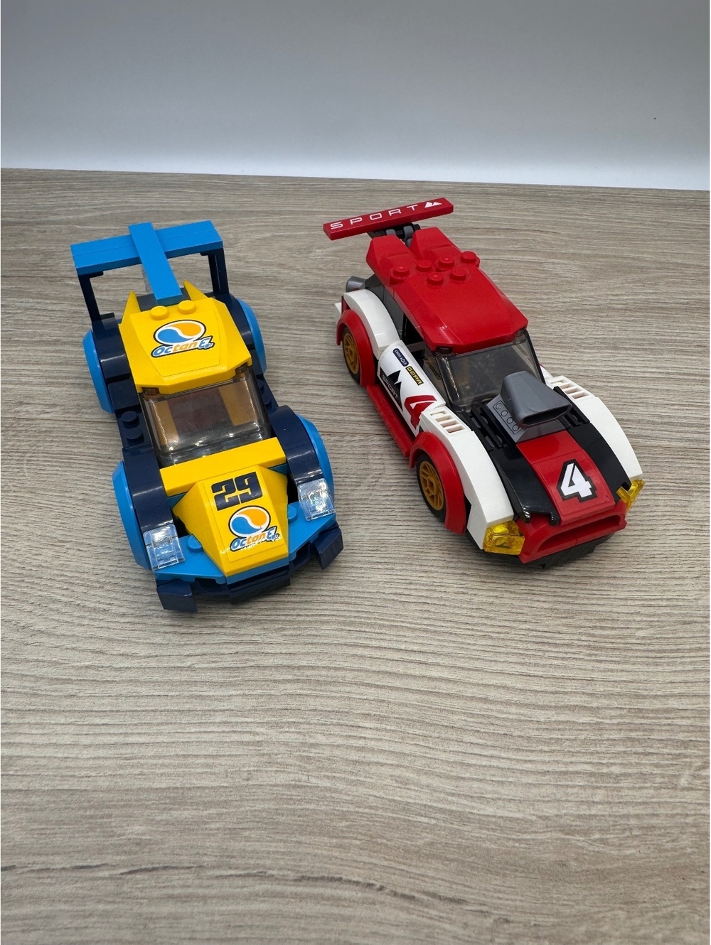 LEGO City 60256 Racing Cars #29 & #4 Complete No Minifigs